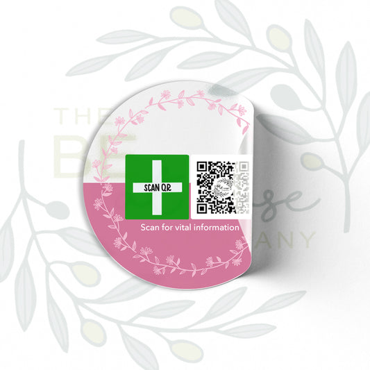 Clear Labelling Stickers 5cm (12pc) | Safety & Medical Alert ID