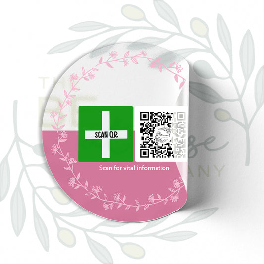 Clear Labelling Sticker 8cm | Safety & Medical Alert ID