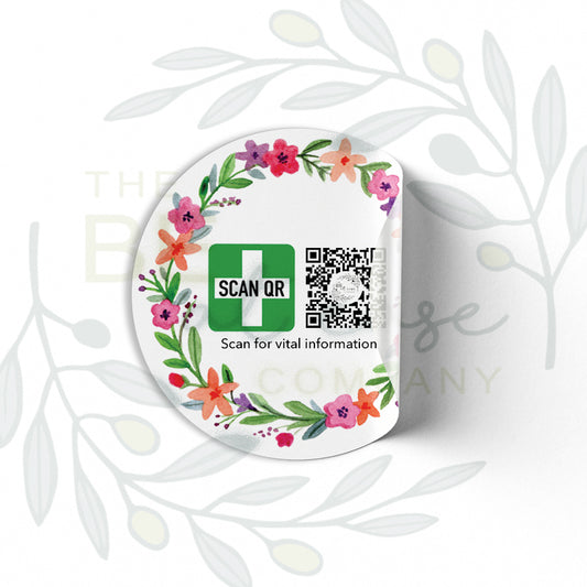 Clear Labelling Stickers 5cm (12pc) | Safety & Medical Alert ID