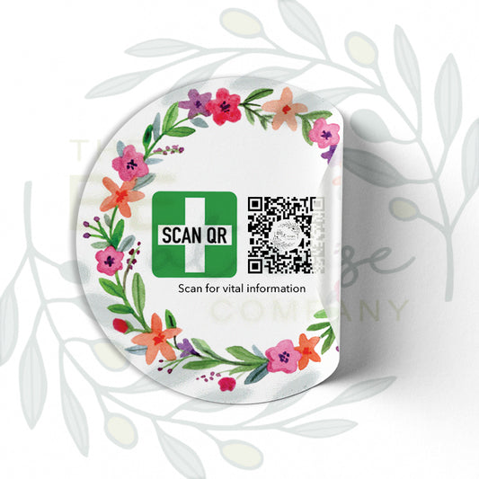 Clear Labelling Sticker 8cm | Safety & Medical Alert ID