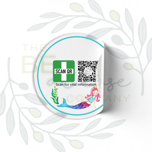 Clear Labelling Stickers 5cm (12pc) | Safety & Medical Alert ID