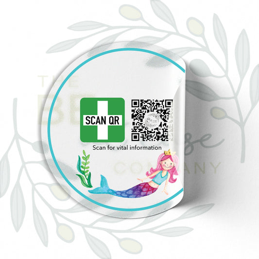 Clear Labelling Sticker 8cm | Safety & Medical Alert ID