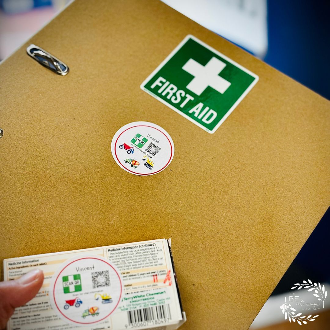 Labelling Stickers 5cm White (12pc).