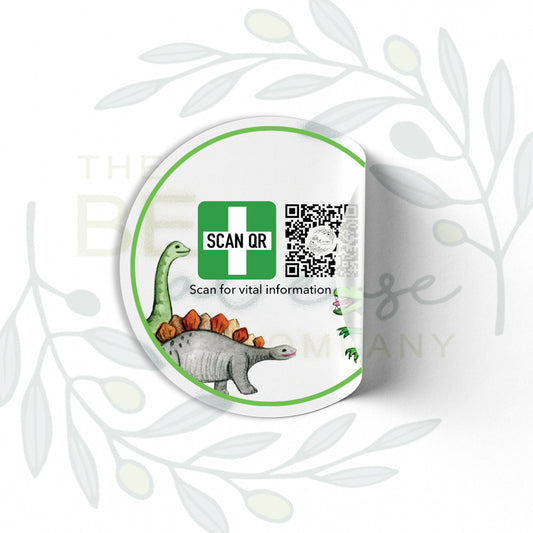 Clear Labelling Stickers 5cm (12pc) | Safety & Medical Alert ID