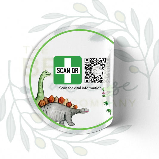 Clear Labelling Sticker 8cm | Safety & Medical Alert ID