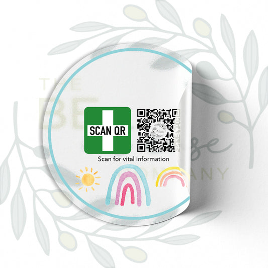 Clear Labelling Sticker 8cm | Safety & Medical Alert ID