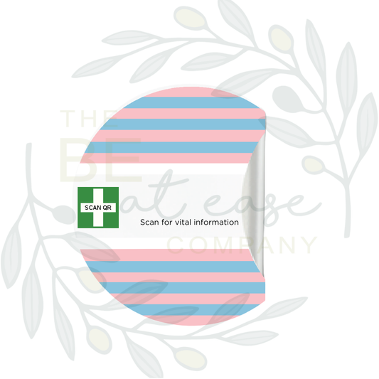 Clear Labelling Stickers 5cm (12pc) | Safety & Medical Alert ID