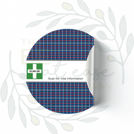 Clear Labelling Stickers 5cm (12pc) | Safety & Medical Alert ID