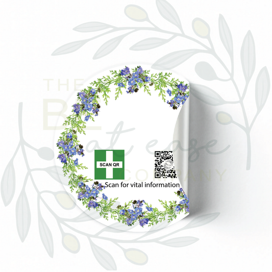 Clear Labelling Stickers 5cm (12pc) | Safety & Medical Alert ID