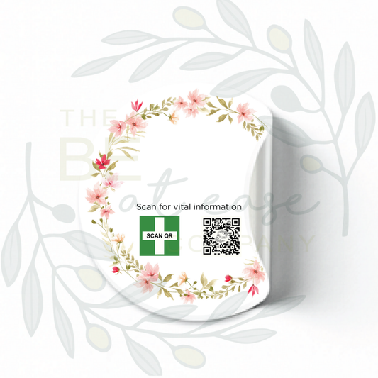 Clear Labelling Stickers 5cm (12pc) | Safety & Medical Alert ID