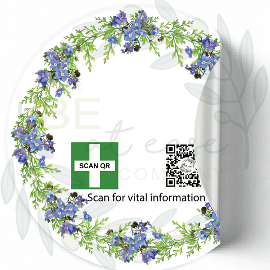 Clear Labelling Sticker 8cm | Safety & Medical Alert ID