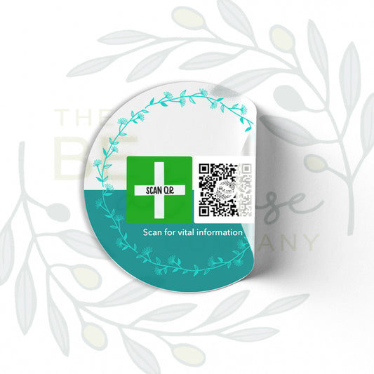 Clear Labelling Stickers 5cm (12pc) | Safety & Medical Alert ID