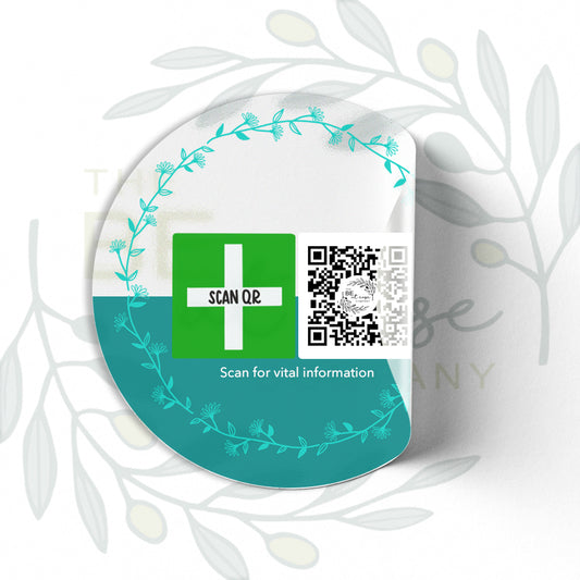 Clear Labelling Sticker 8cm | Safety & Medical Alert ID