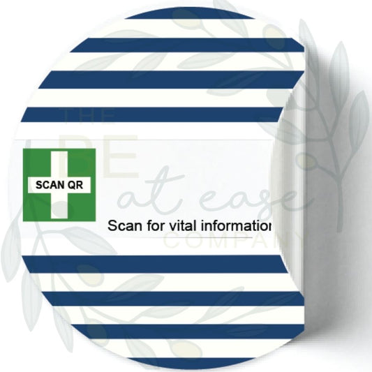 Clear Labelling Sticker 8cm | Safety & Medical Alert ID