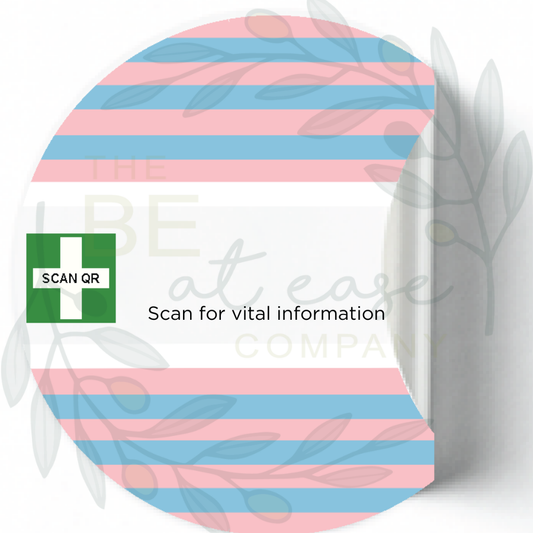 Clear Labelling Sticker 8cm | Safety & Medical Alert ID