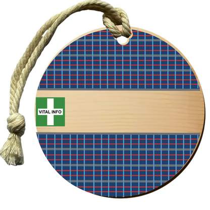 Timber Tag 8cm with Rope