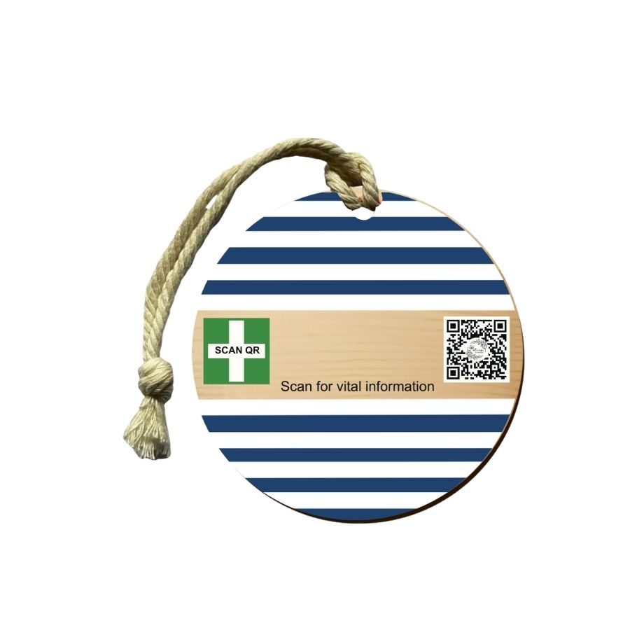 Timber Tag 5cm with Rope