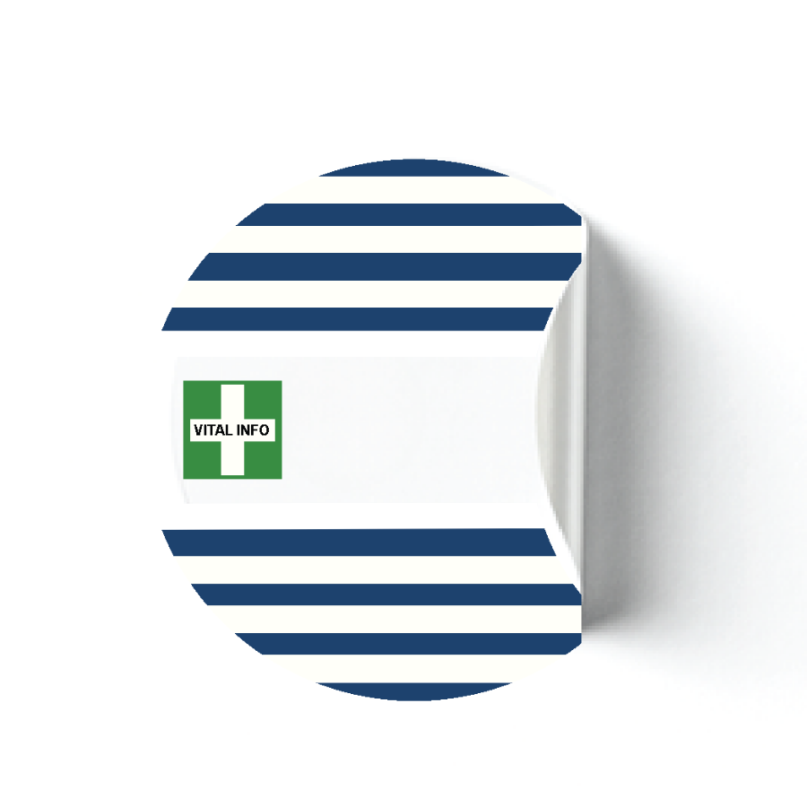 Labelling Stickers 5cm White (12pc).