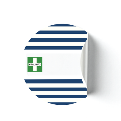 Labelling Stickers 5cm White (12pc).