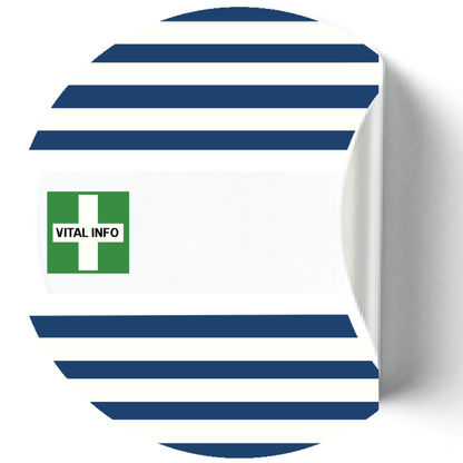 Labelling Sticker 8cm White