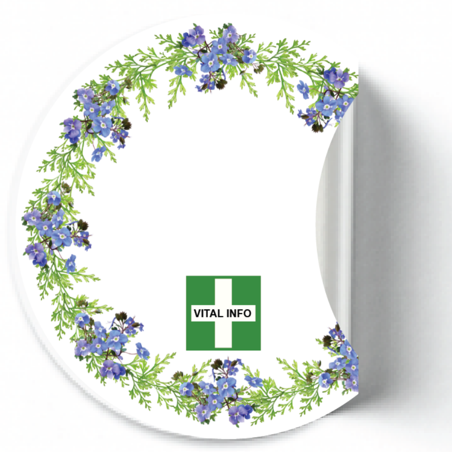 Labelling Sticker 8cm White
