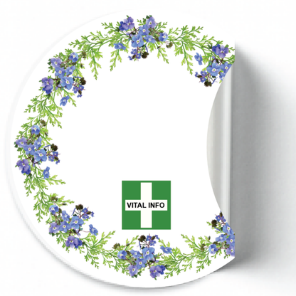 Labelling Sticker 8cm White