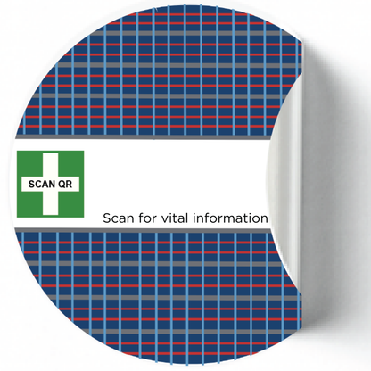 Labelling Sticker 8cm White
