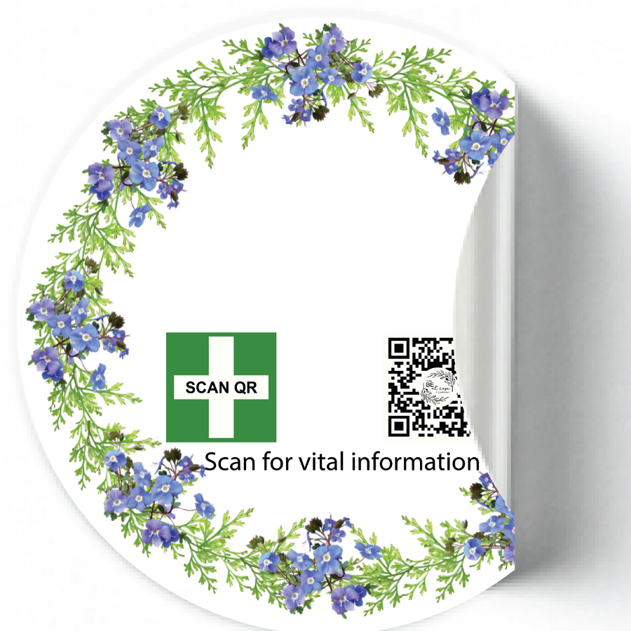 Labelling Sticker 8cm White