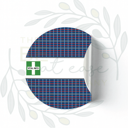 Labelling Stickers 5cm Clear (12pc)