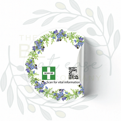 Labelling Stickers 5cm Clear (12pc)