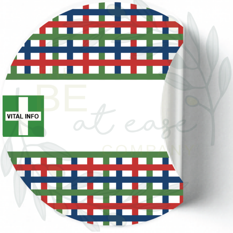 Labelling Sticker 8cm Clear