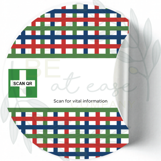 Labelling Sticker 8cm Clear