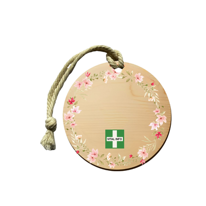 Timber Tag 5cm with Rope