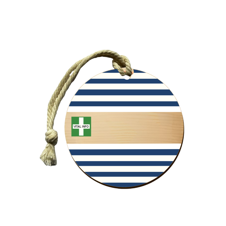 Timber Tag 5cm with Rope