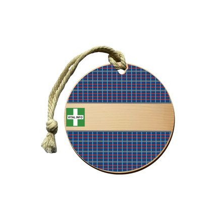 Timber Tag 5cm with Rope