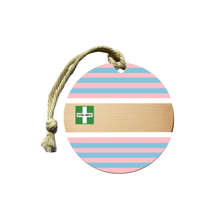 Timber Tag 5cm with Rope