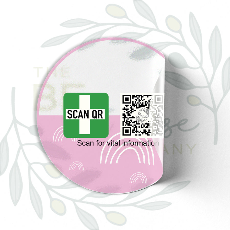Labelling Sticker 8cm Clear