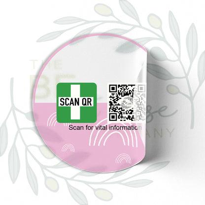 Labelling Sticker 8cm Clear