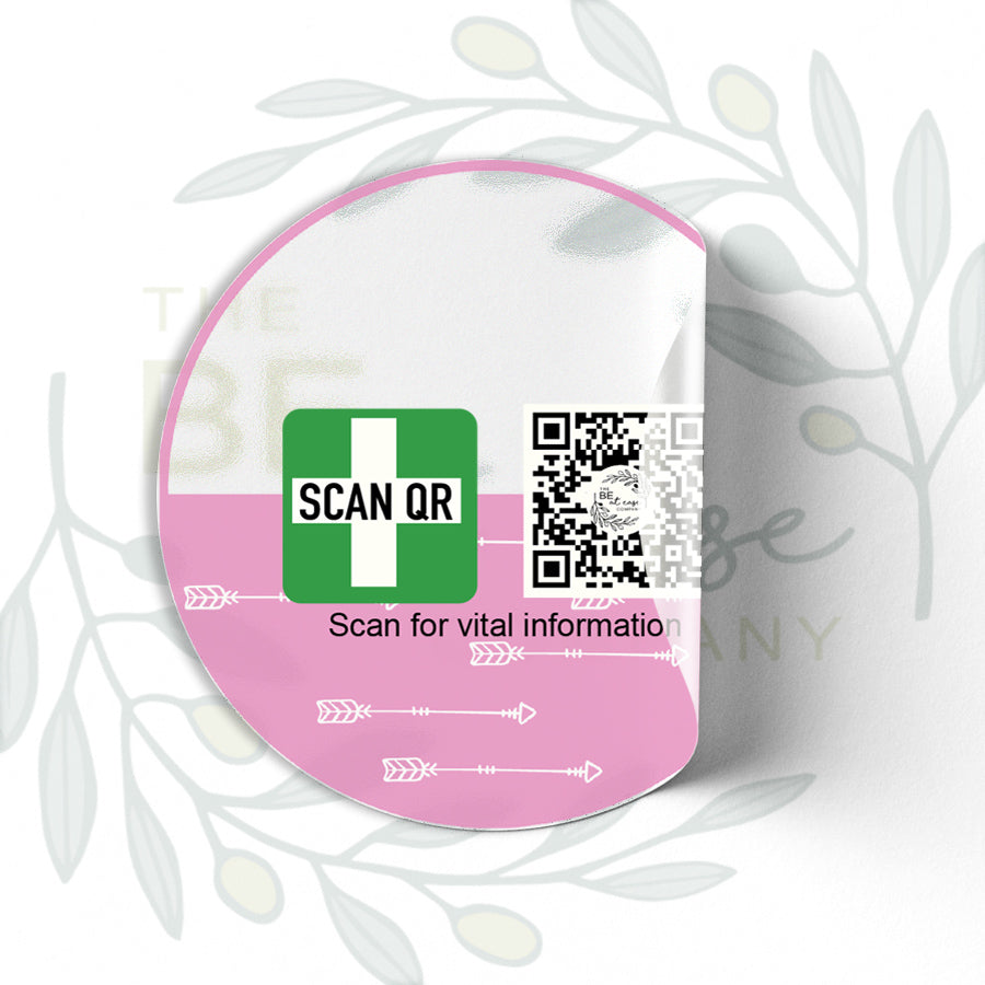 Labelling Sticker 8cm Clear