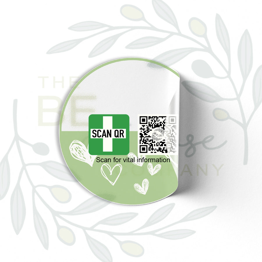 Labelling Stickers 5cm Clear (12pc)