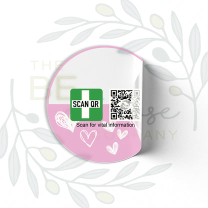 Labelling Stickers 5cm Clear (12pc)