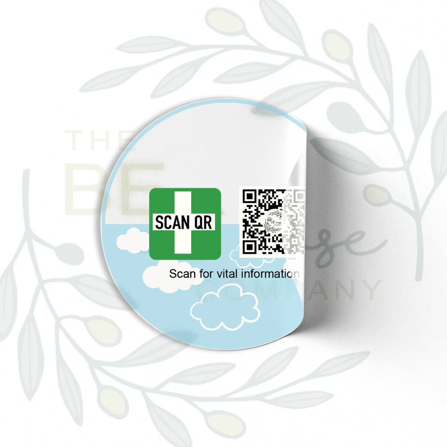 Labelling Stickers 5cm Clear (12pc)