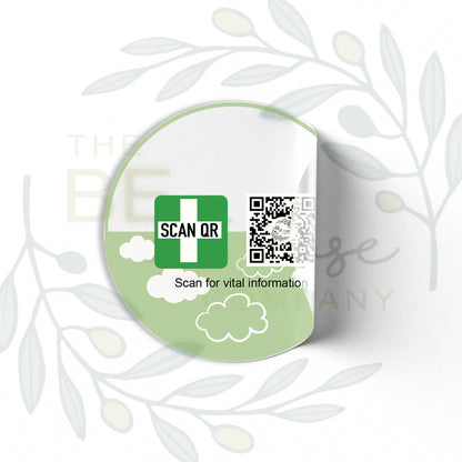 Labelling Stickers 5cm Clear (12pc)