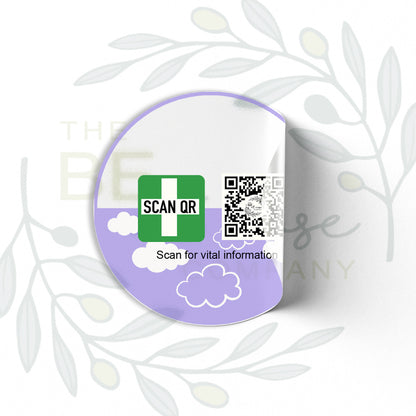 Labelling Stickers 5cm Clear (12pc)