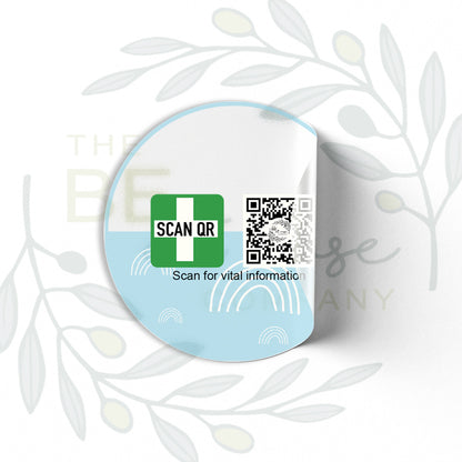 Labelling Stickers 5cm Clear (12pc)