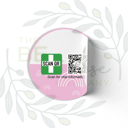 Labelling Stickers 5cm Clear (12pc)