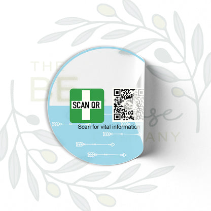 Labelling Stickers 5cm Clear (12pc)