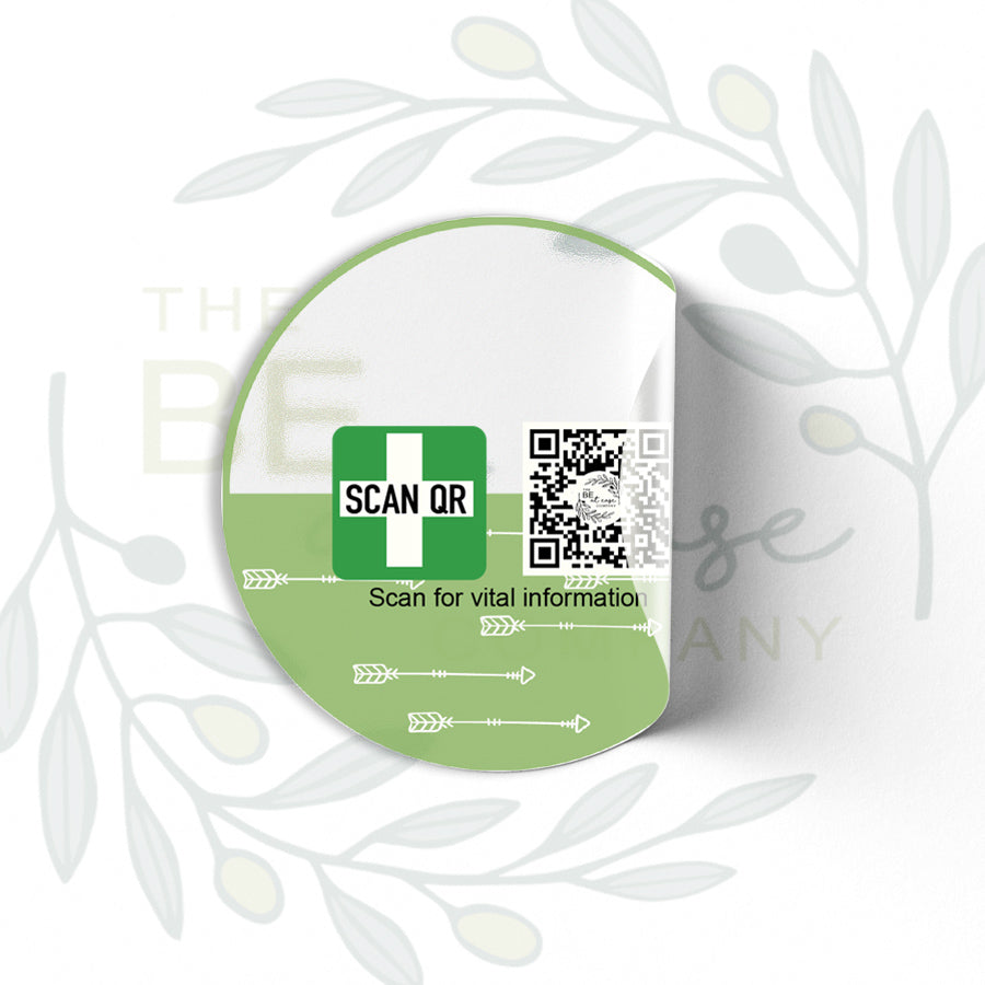 Labelling Stickers 5cm Clear (12pc)