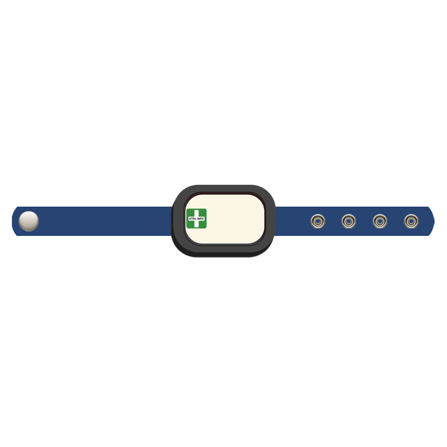 Safety & Medical Alert ID Bracelet (Wristband) - For Adults